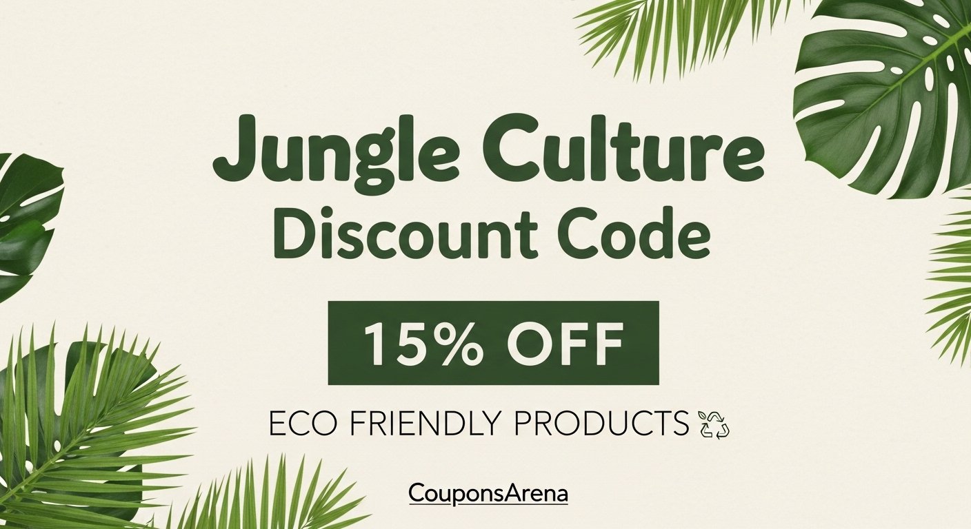Jungle Culture 15% Off Discount Code – Eco-Friendly & Zero Waste Products