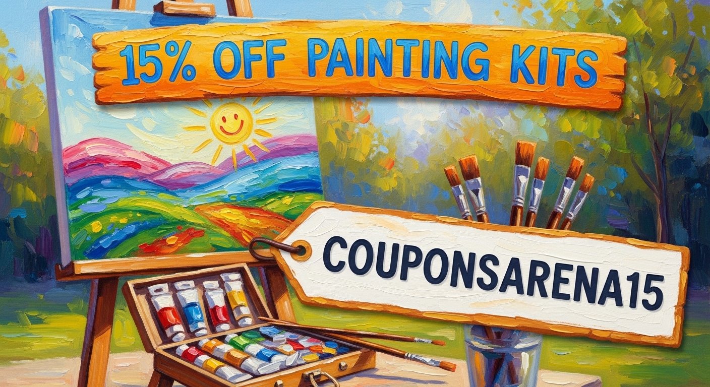 Cheerful Painting Discount Code – 15% Off Painting Kits (COUPONSARENA15)