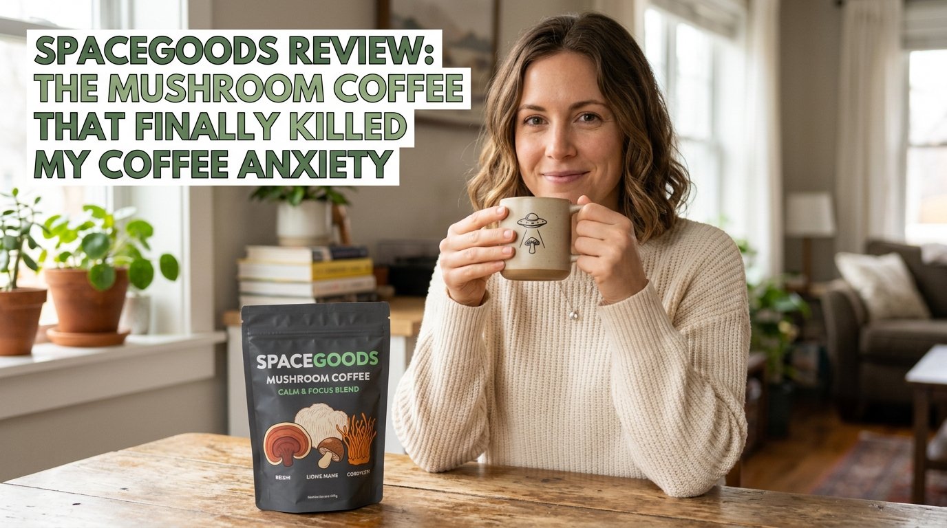 Spacegoods Review: The Mushroom Coffee That Finally Killed My Coffee Anxiety