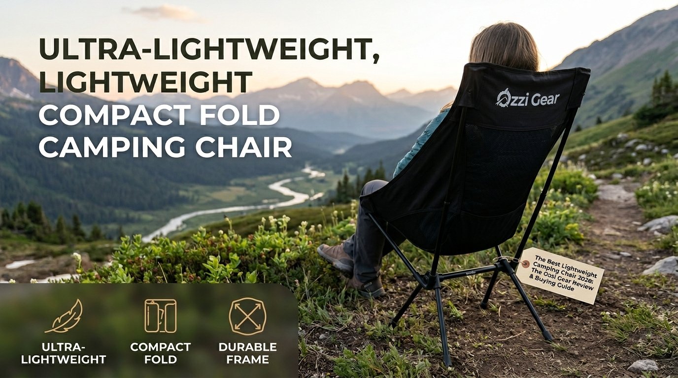 Best Lightweight Camping Chair 2026: Ozzi Gear Review & Guide